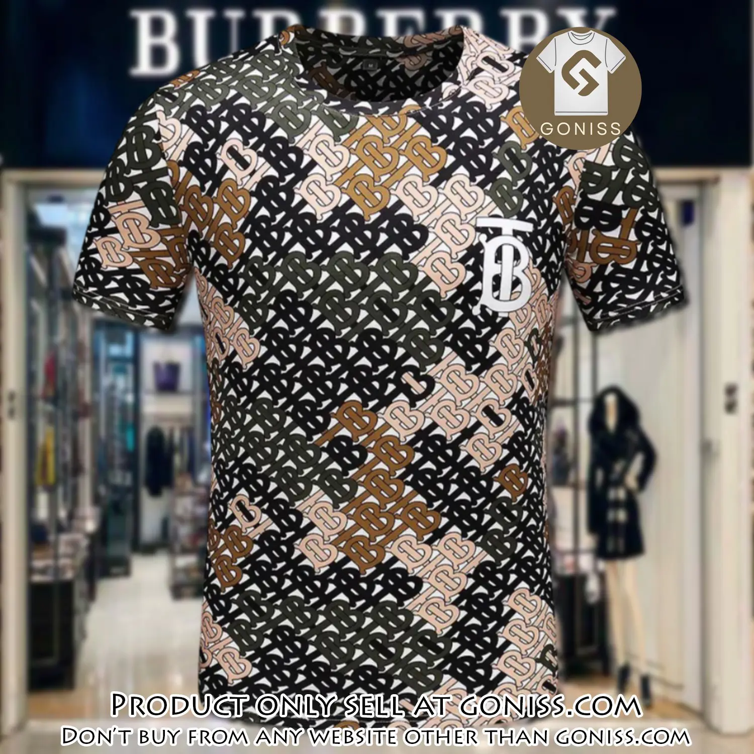 Burberry logo luxury brand premium unisex tshirt outfit for men women gn0415413